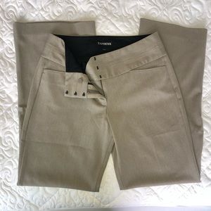 Express Editor Taupe Colored Dress Pants